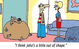 dog cartoon